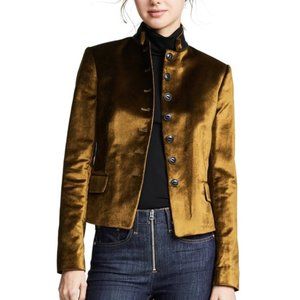 Rag & Bone Rei Velvet Notched-Lapel Blazer